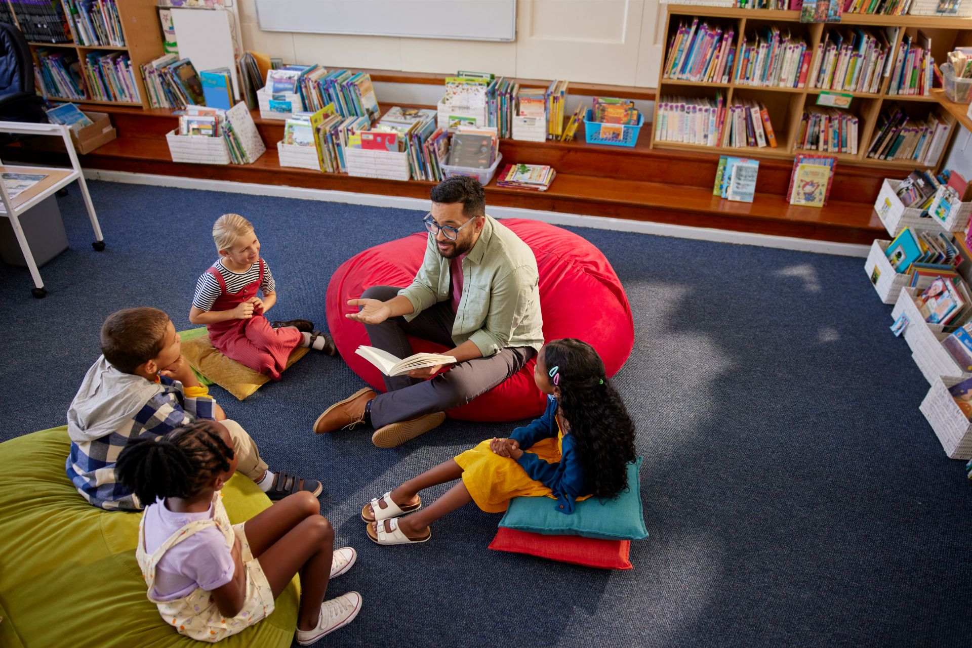 kids-with-teacher Adult Clapping